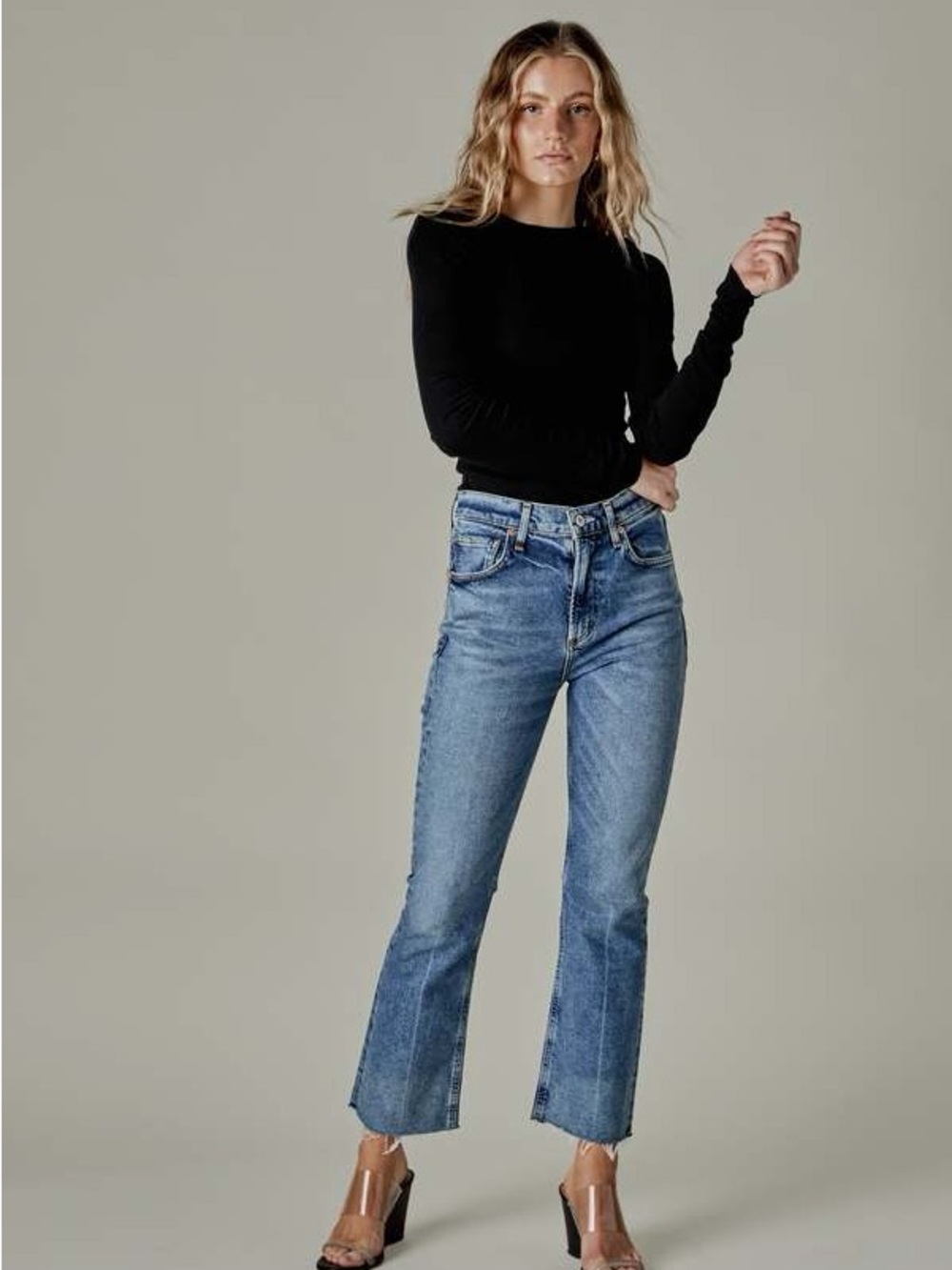 Citizens of Humanity | Isola Mid Rise Cropped Boot | Ascent | 25